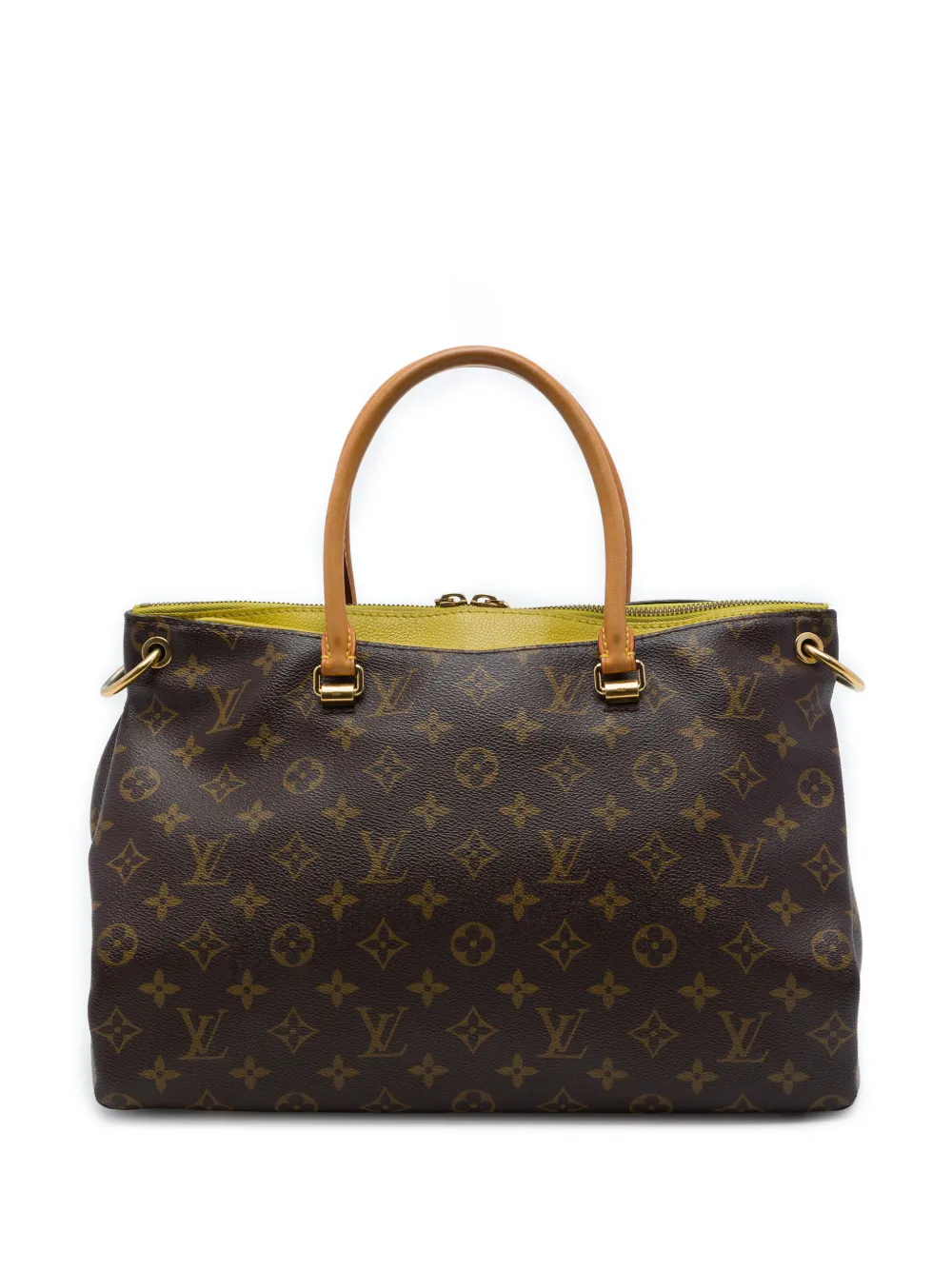 Louis Vuitton Pre-Owned 2014 Monogram Pallas MM satchel - Marrone