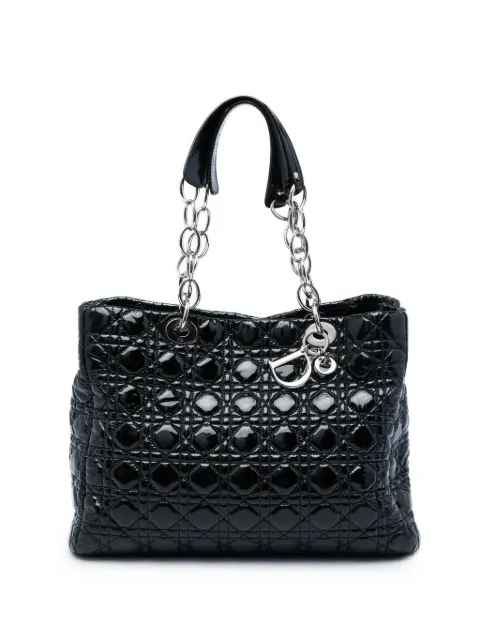 Christian Dior Pre-Owned 2011 Large Patent Cannage Lady Dior Soft Shopping tote bag