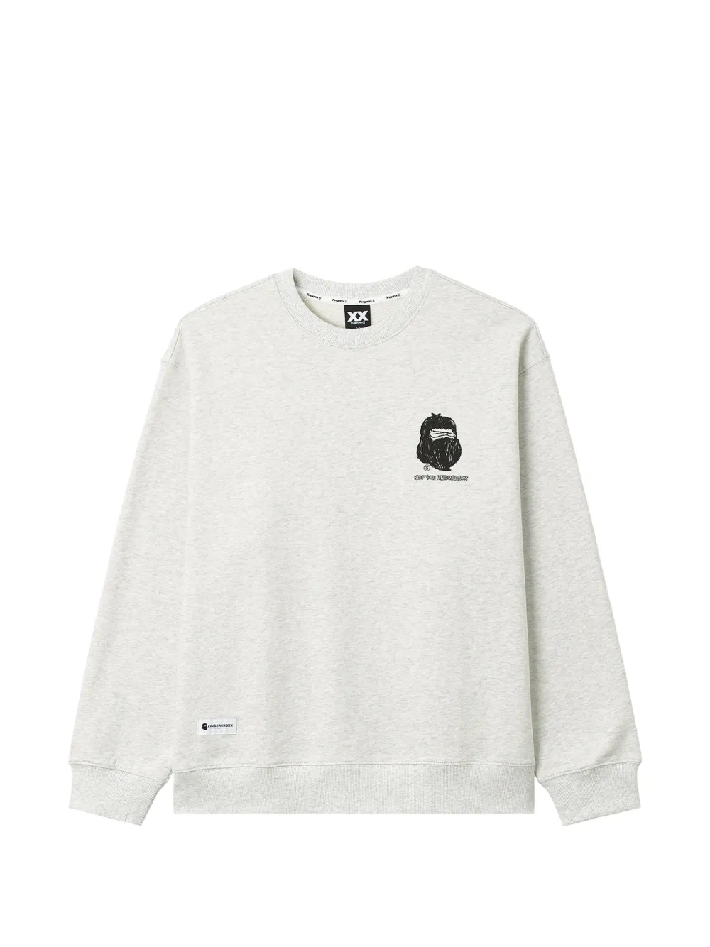 FINGERCROXX グラフィック スウェットシャツ | グレー | Image 1