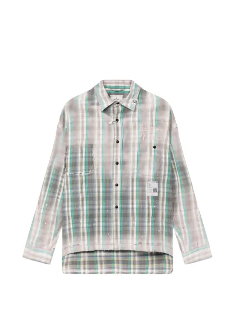 Maison MIHARA YASUHIRO check shirt