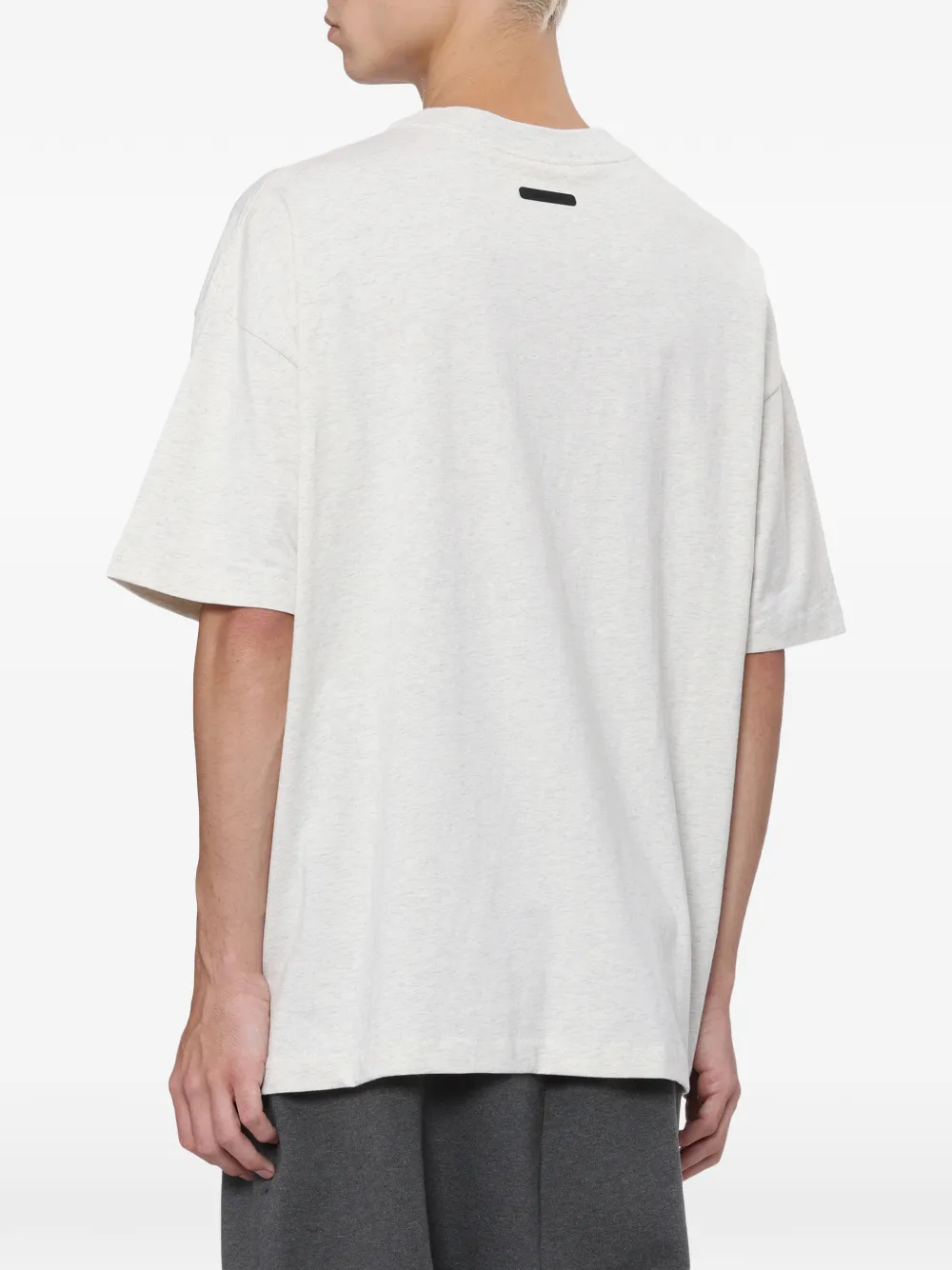 FEAR OF GOD ESSENTIALS Classic T-shirt met logo-print Beige