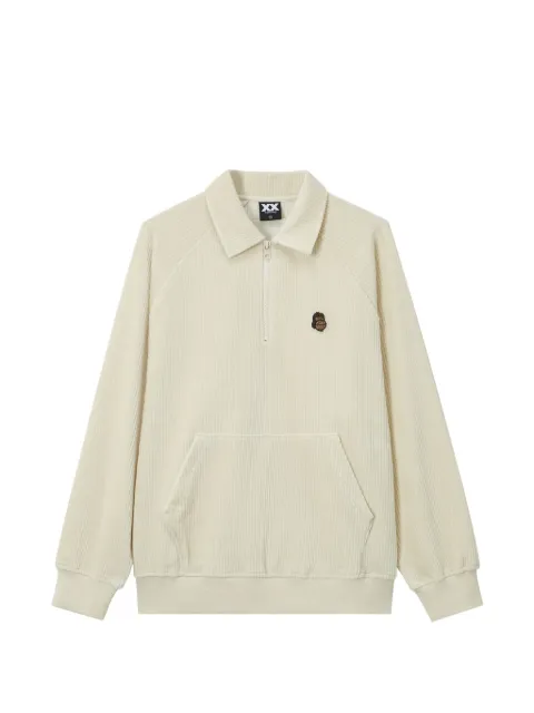 FINGERCROXX corduroy quarter-zip sweatshirt