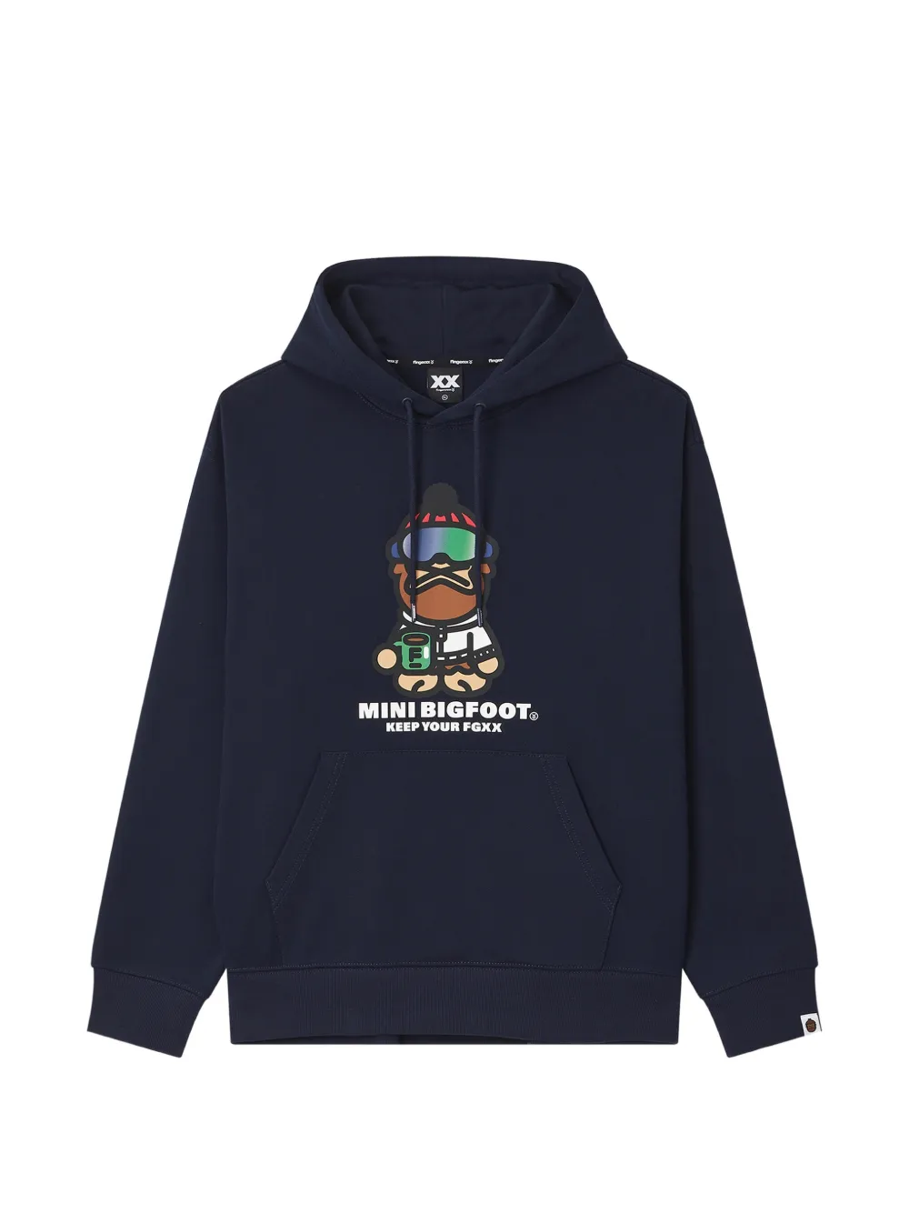 FINGERCROXX graphic-print drawstring hoodie