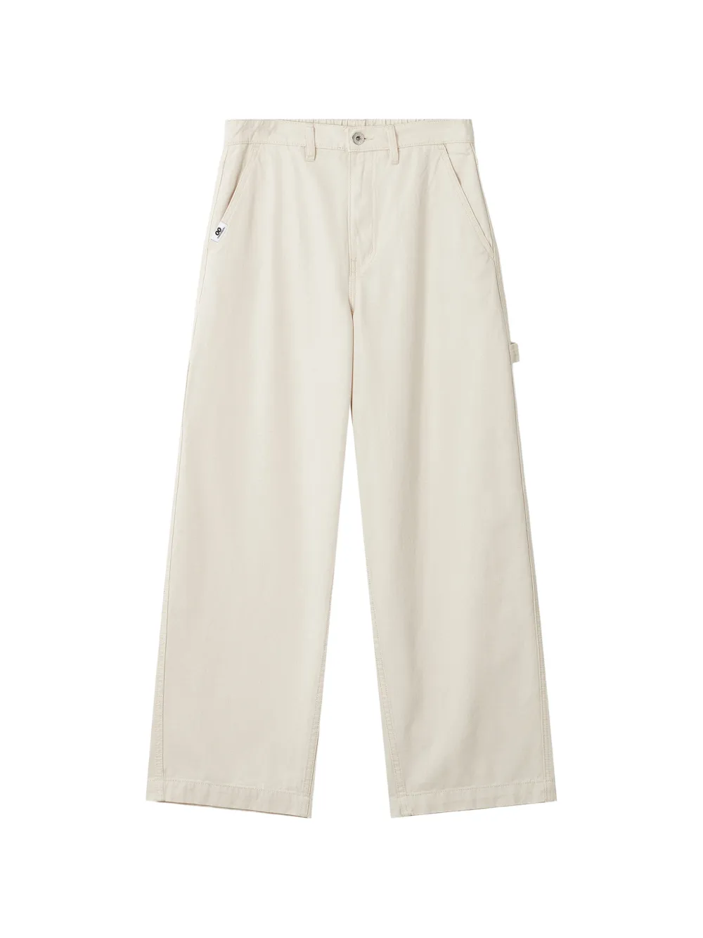 Chocoolate Logo-embroidered Cargo Pants In White