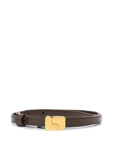 Soeur logo-buckle leather belt