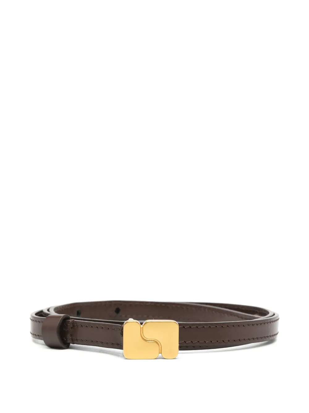 Soeur logo-buckle leather belt
