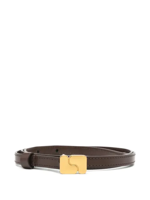Soeur logo-buckle leather belt
