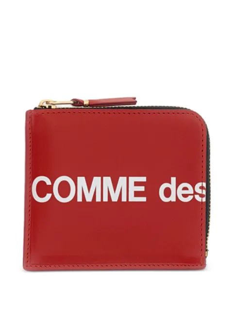 Comme Des Garçons Play logo-print leather wallet