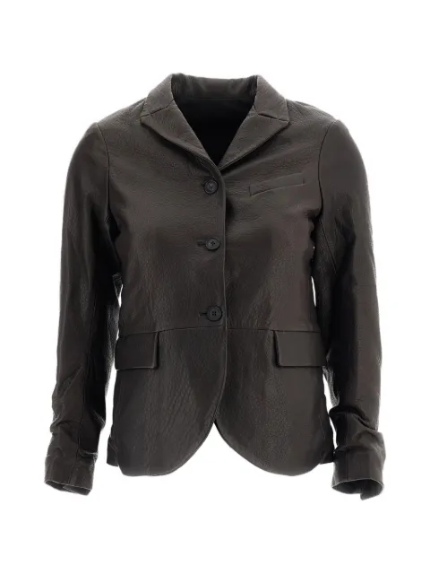Bergfabel Tyrol button-up leather jacket