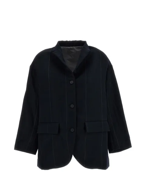 Bergfabel Bella pinstripe-pattern single-breasted jacket