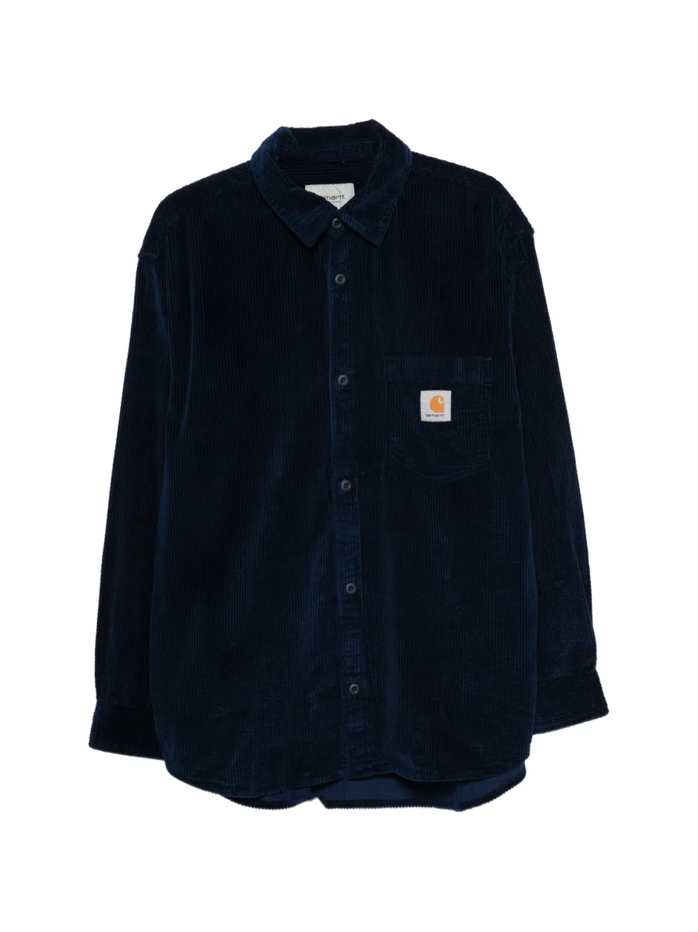 Carhartt WIP Loyde corduroy logo-patch shirt