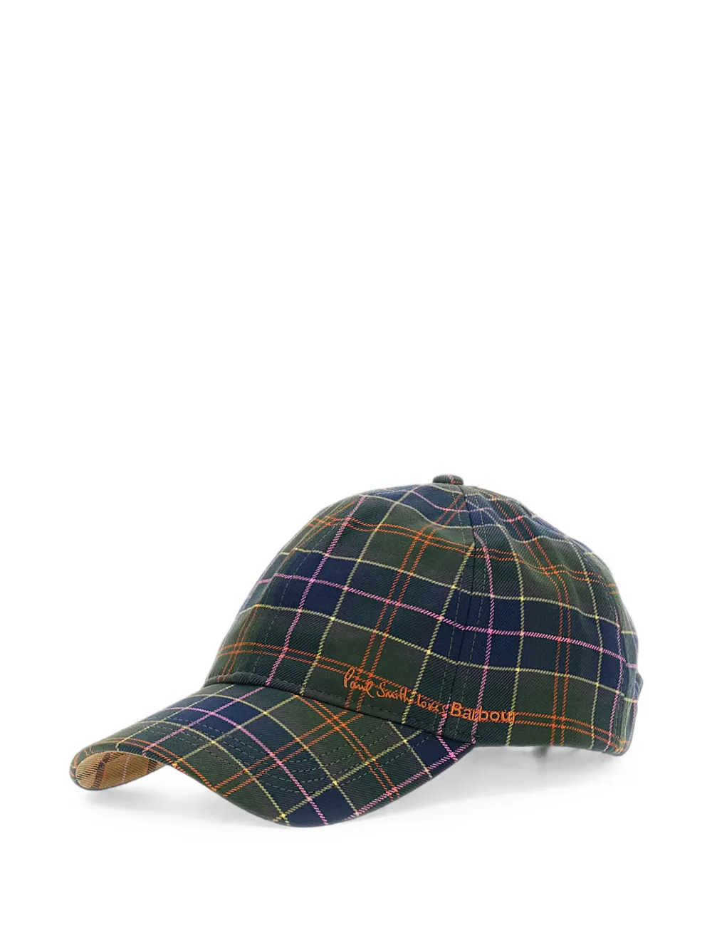 Barbour x Paul Smith tartan-print baseball cap