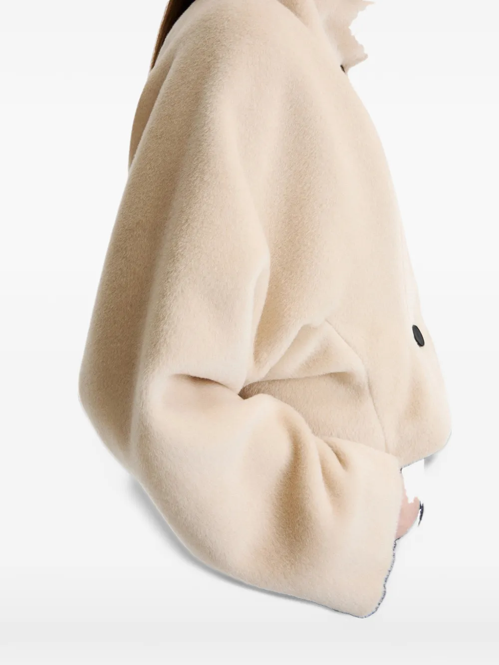 Marella Mllvitalba double-breasted cropped jacket Beige
