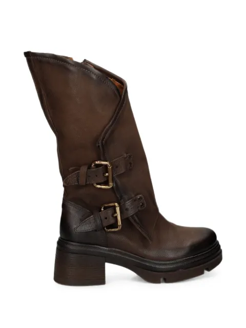 A.S.98 Easton buckle-fastening leather boots