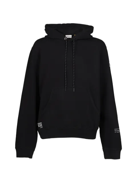 Moncler x Fragment logo-print cotton hoodie