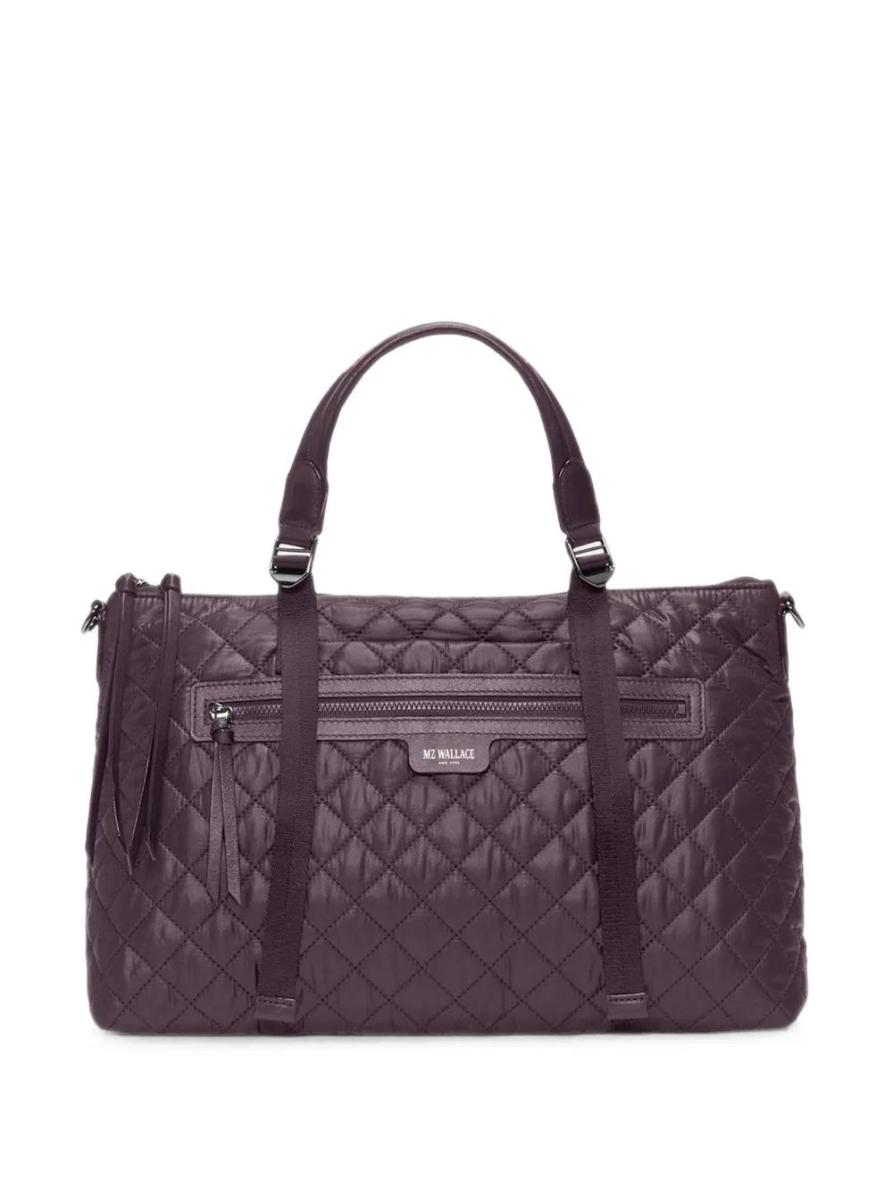 Mz Wallace medium Raisin Park quilted tote bag · OS
