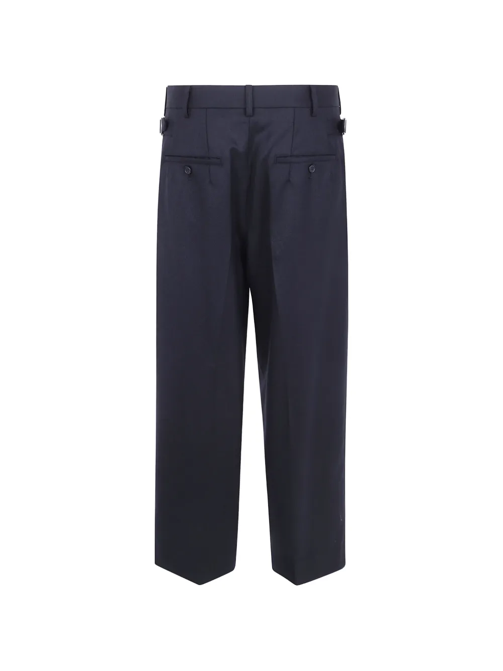 Comme des Garçons Homme Plooibroek met wijde pijpen Blauw