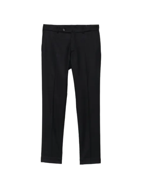 Incotex pressed-crease straight-leg trousers
