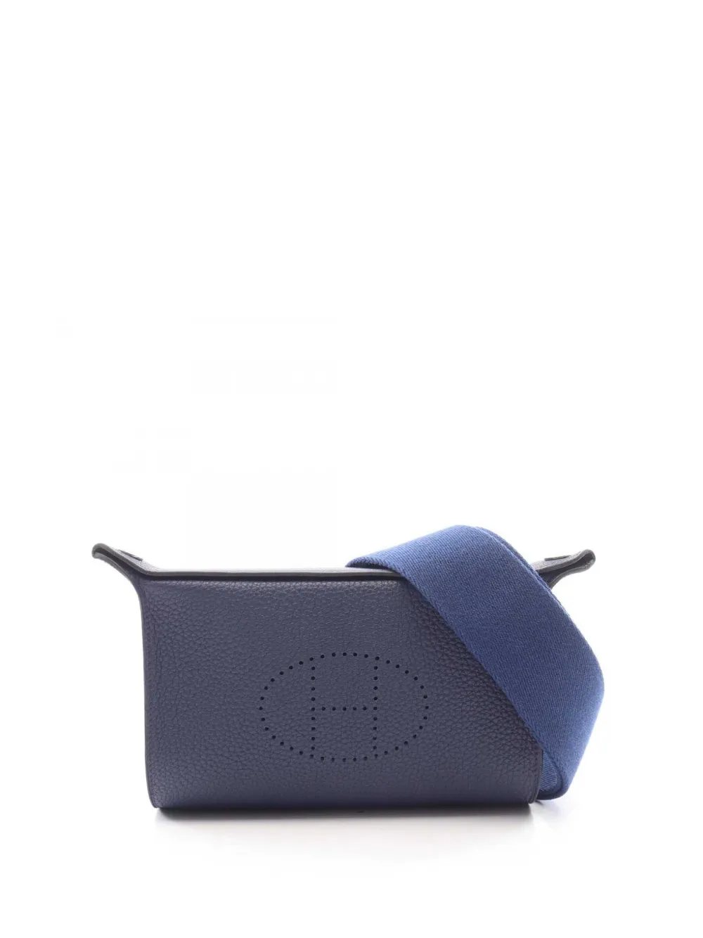 Hermès Pre-Owned 2024 Togo Videpoches Umhängetasche - Blau