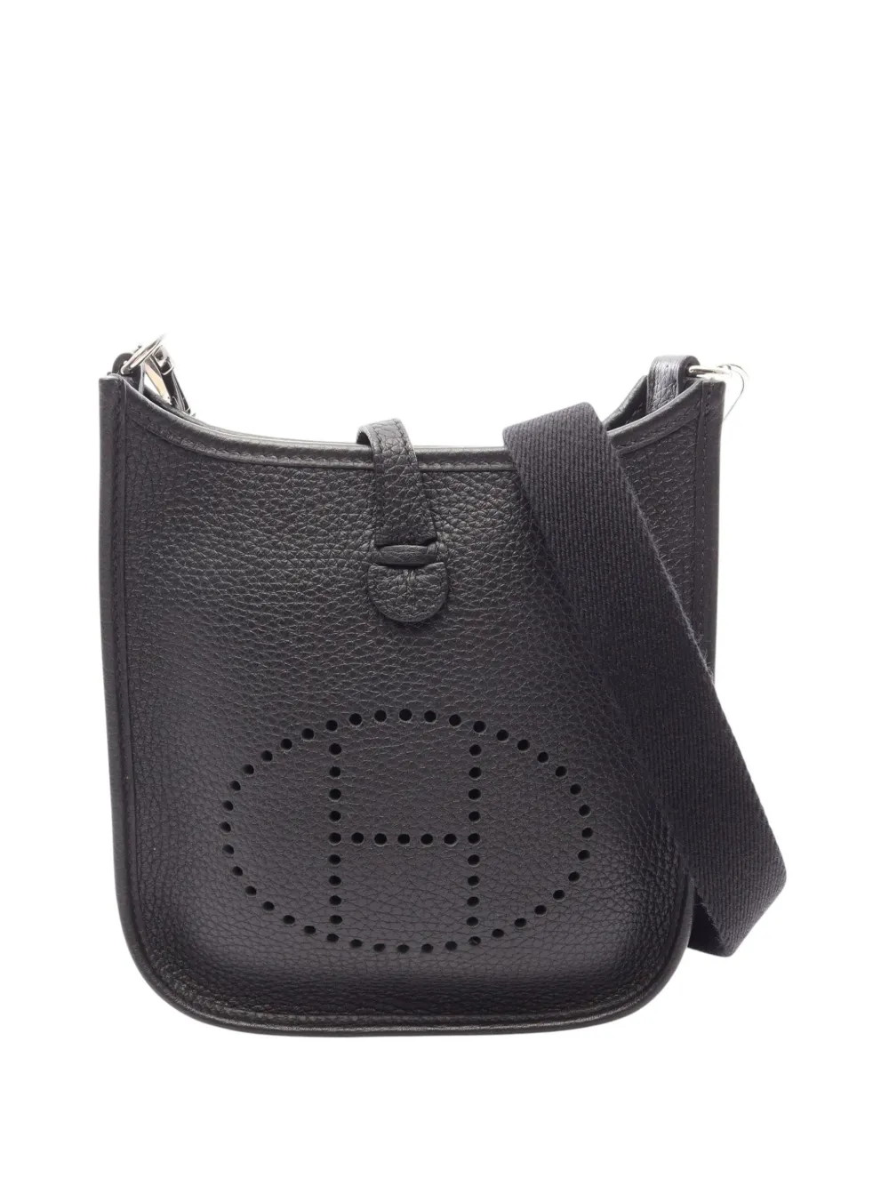 Hermès Pre-Owned 2021 Clemence Evelyne Amazone Umhängetasche 16cm - Schwarz