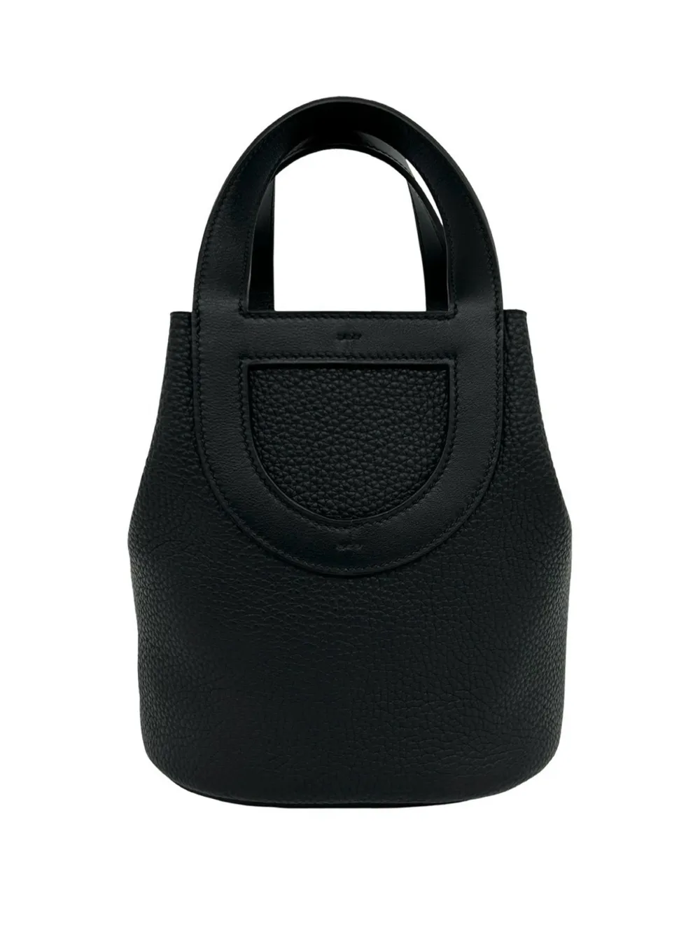 Hermès Pre-Owned 2015-2026 Clemence and Swift In The Loop Handtasche 18cm - Schwarz
