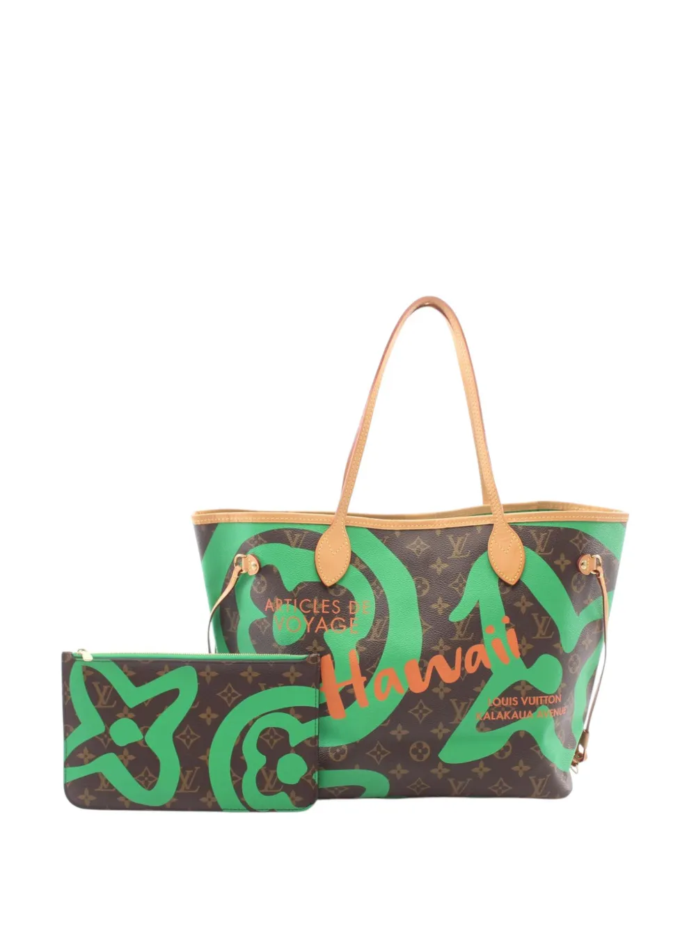 Louis Vuitton Pre-Owned 2017 Limited Edition Hawaii Monogram Neverfull MM tote bag - Brown