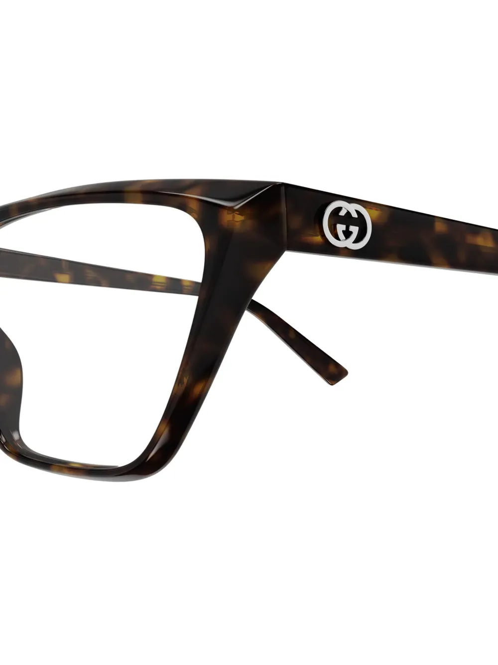 Gucci Eyewear Bril met cat-eye montuur Bruin