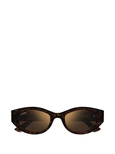 Cartier Eyewear tortoiseshell-effect sunglasses