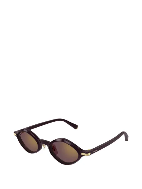 Cartier Eyewear geometric-frame sunglasses