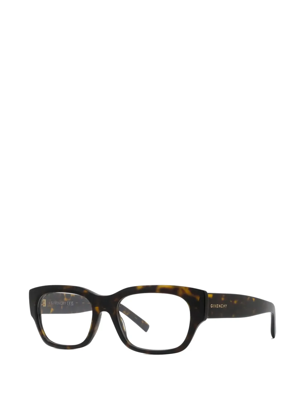 Givenchy Eyewear tortoiseshell-effect rectangle-frame glasses Bruin