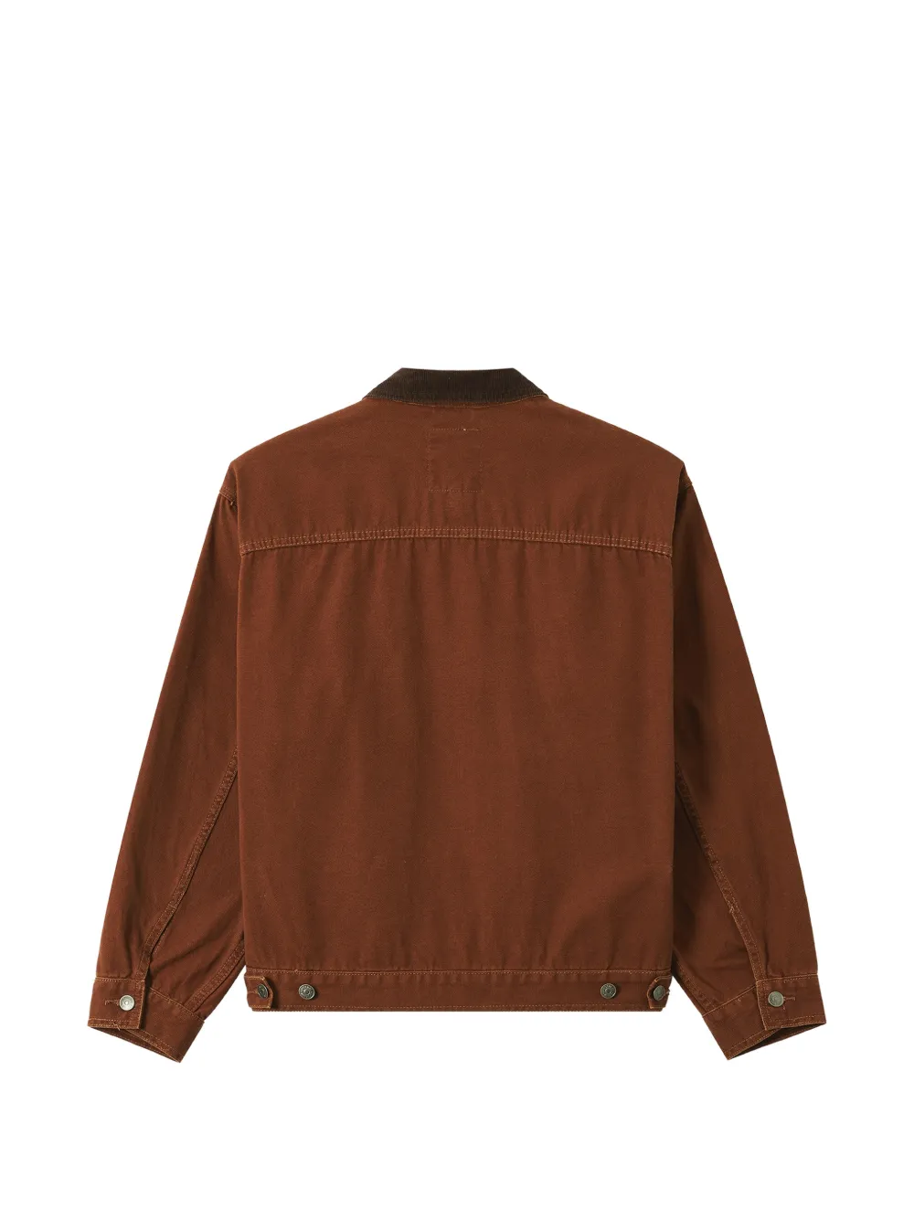 CHOCOOLATE corduroy-collar zip-up jacket Bruin