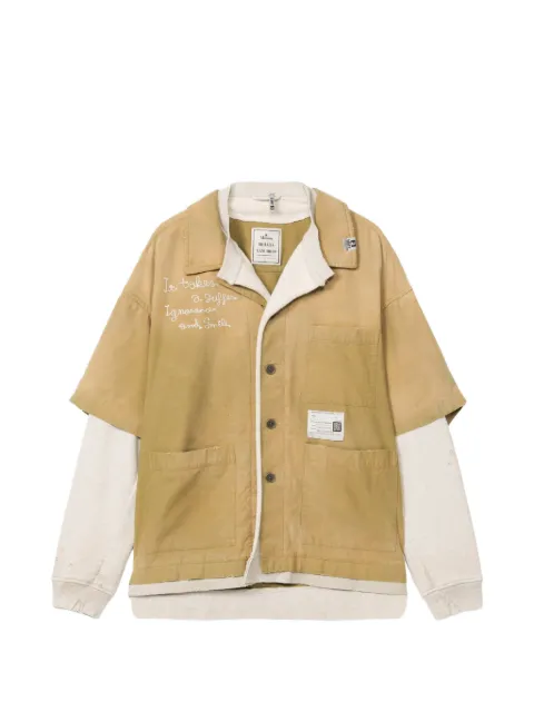 Maison MIHARA YASUHIRO pullover layered shirt