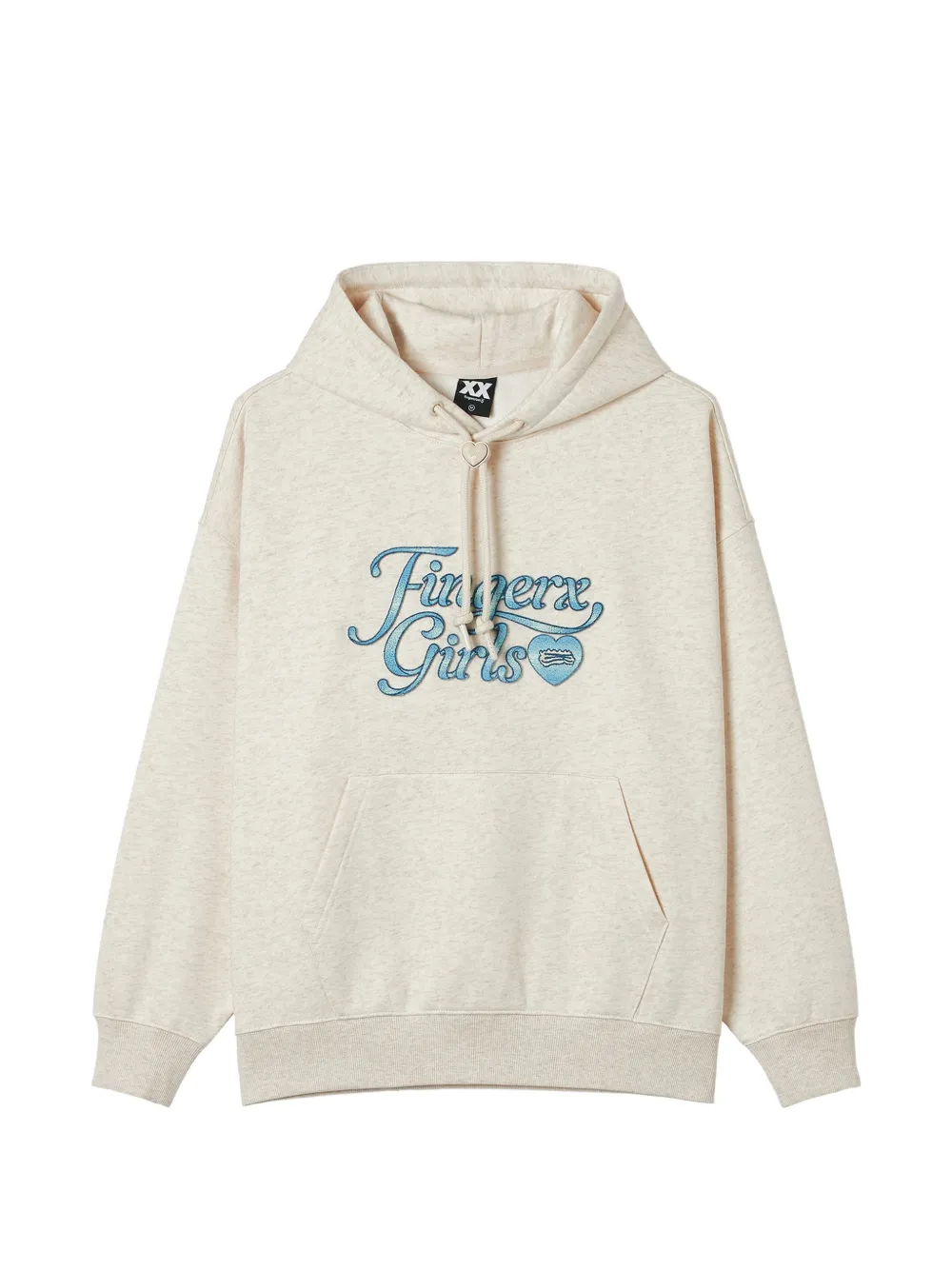 FINGERCROXX logo-embroidered hoodie