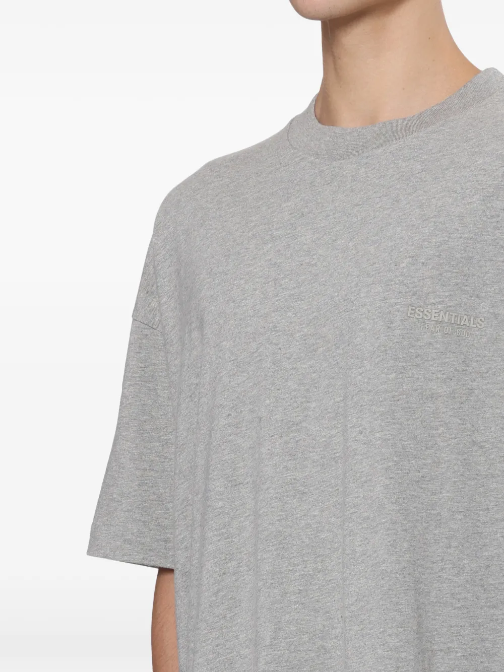 FEAR OF GOD ESSENTIALS Classic T-shirt met logo-print Grijs
