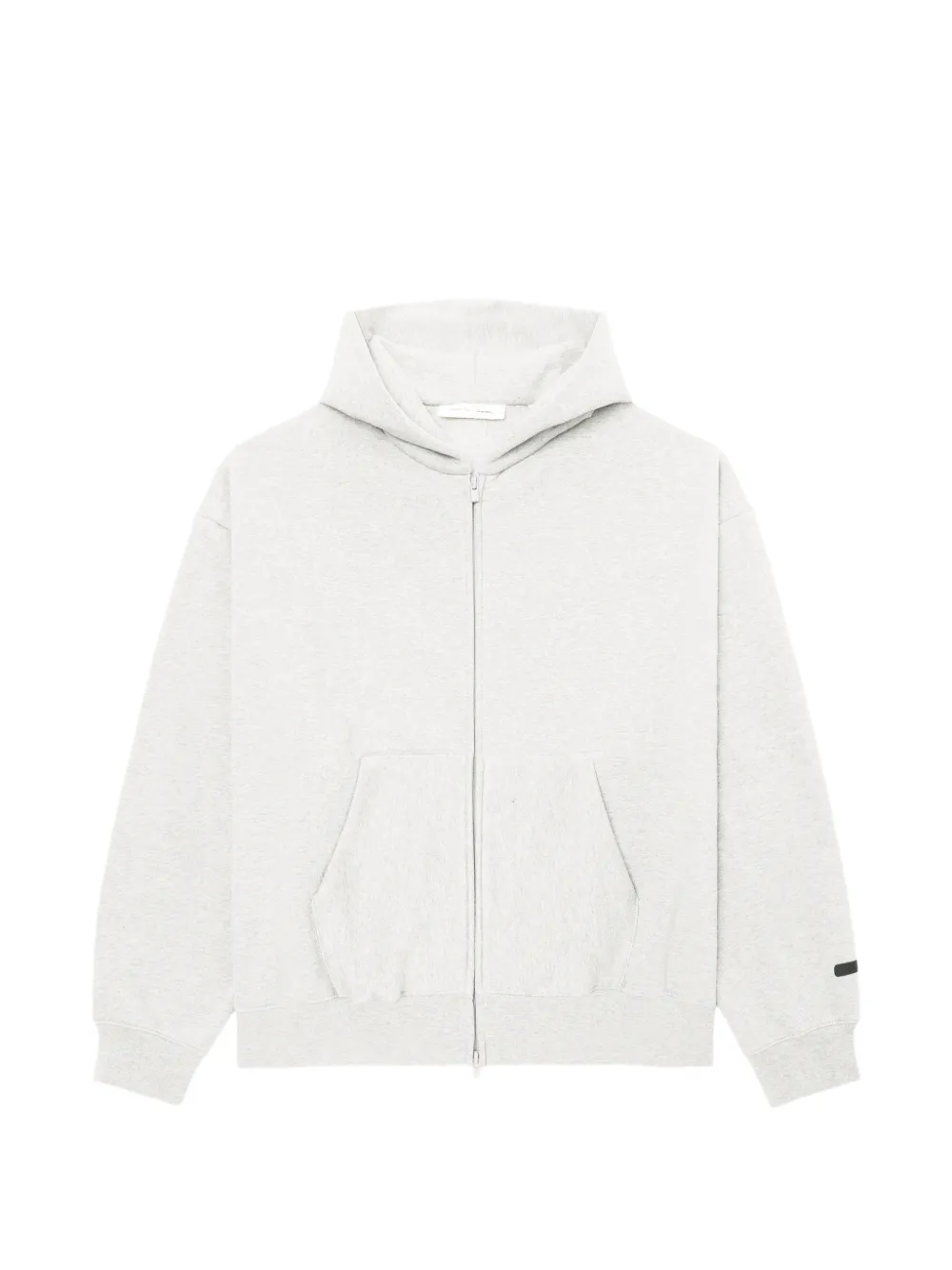 FEAR OF GOD ESSENTIALS Classic hoodie met logo-print en rits Grijs