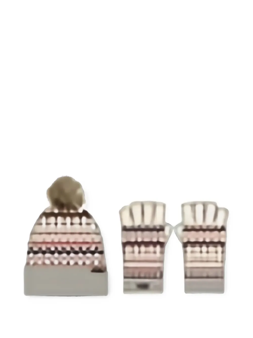 Barbour Holly beanie hat and gloves set (set of two)