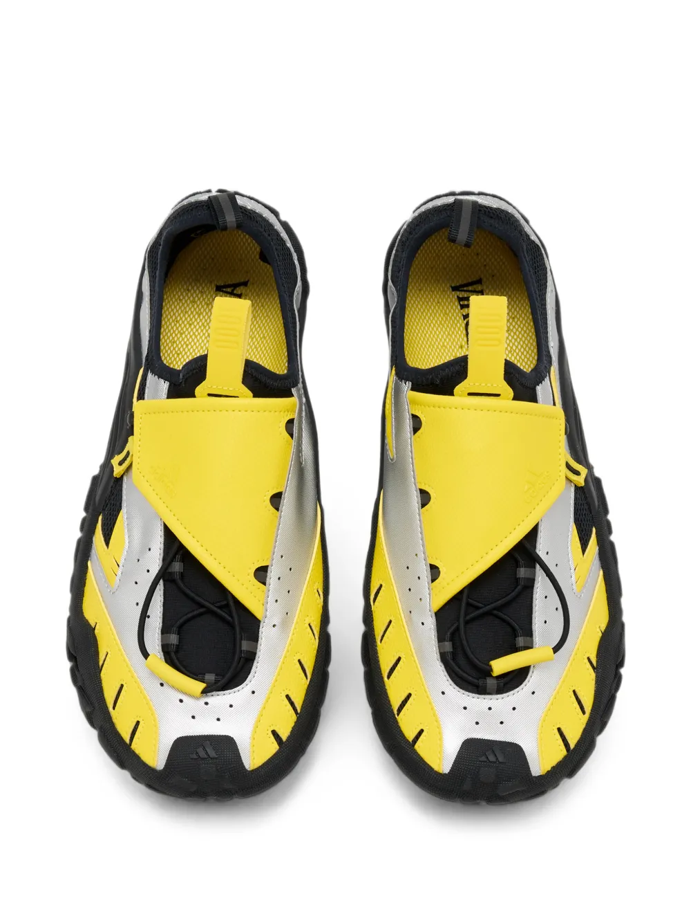 adidas x Pharrell Wiliams PW Water Moc mesh-panelled toggle-fastening sneakers Geel
