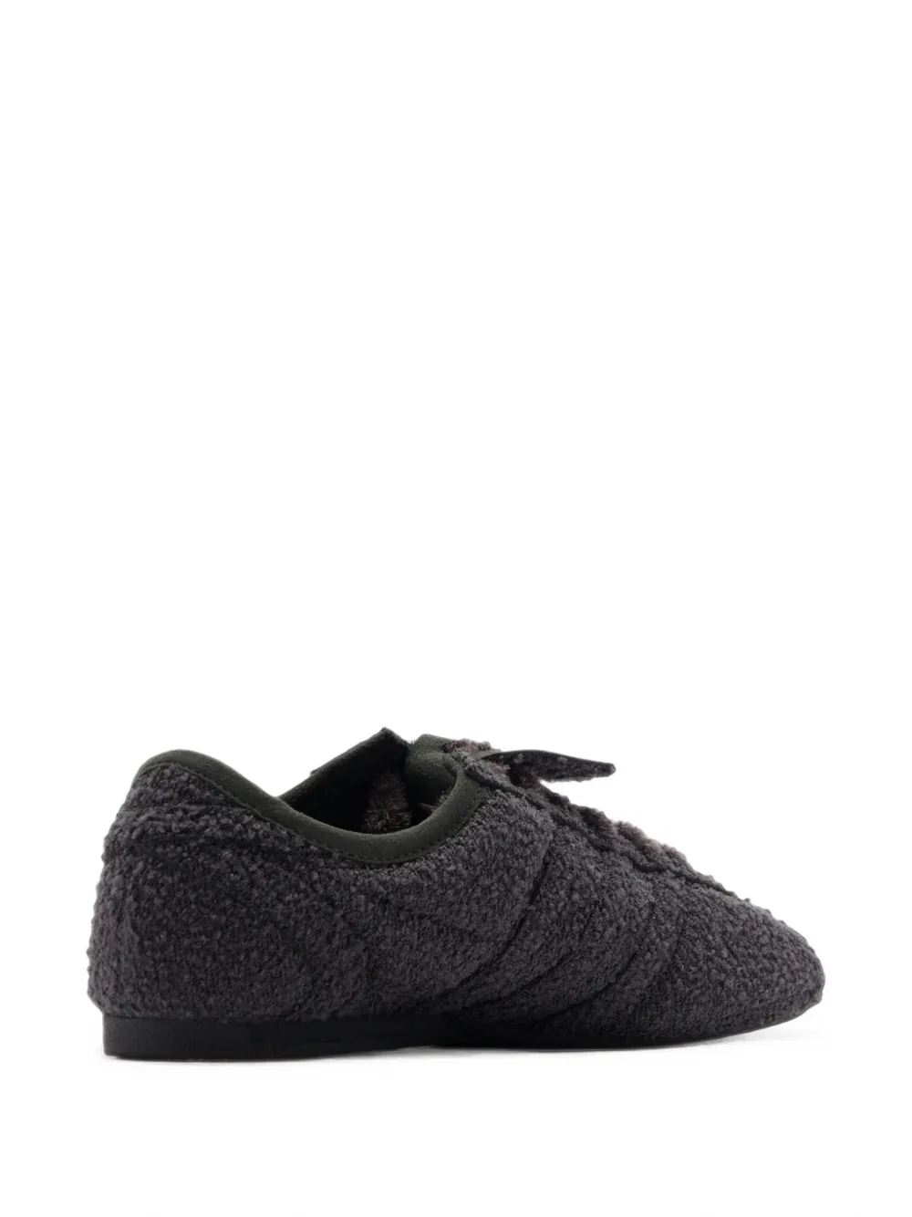 adidas x Stella McCartney fleece-texture logo-print sneakers Grijs