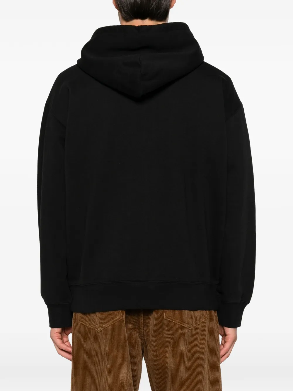 Carhartt WIP Hoodie met logo-applicatie en rits Zwart