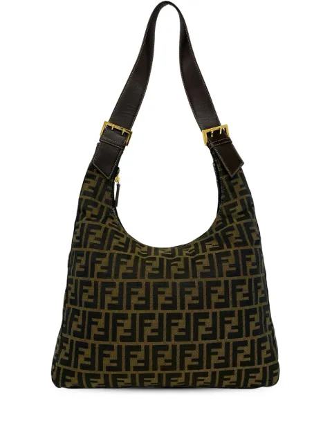 Fendi Pre-Owned 2000-2010 Zucca Schultertasche aus Canvas