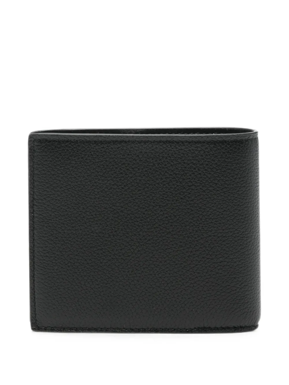FENDI FF logo leather bi-fold wallet Zwart