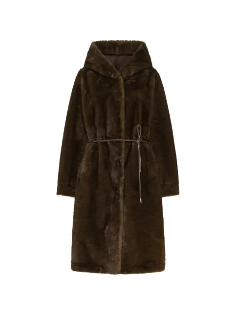 Seventy hooded faux-fur jacket