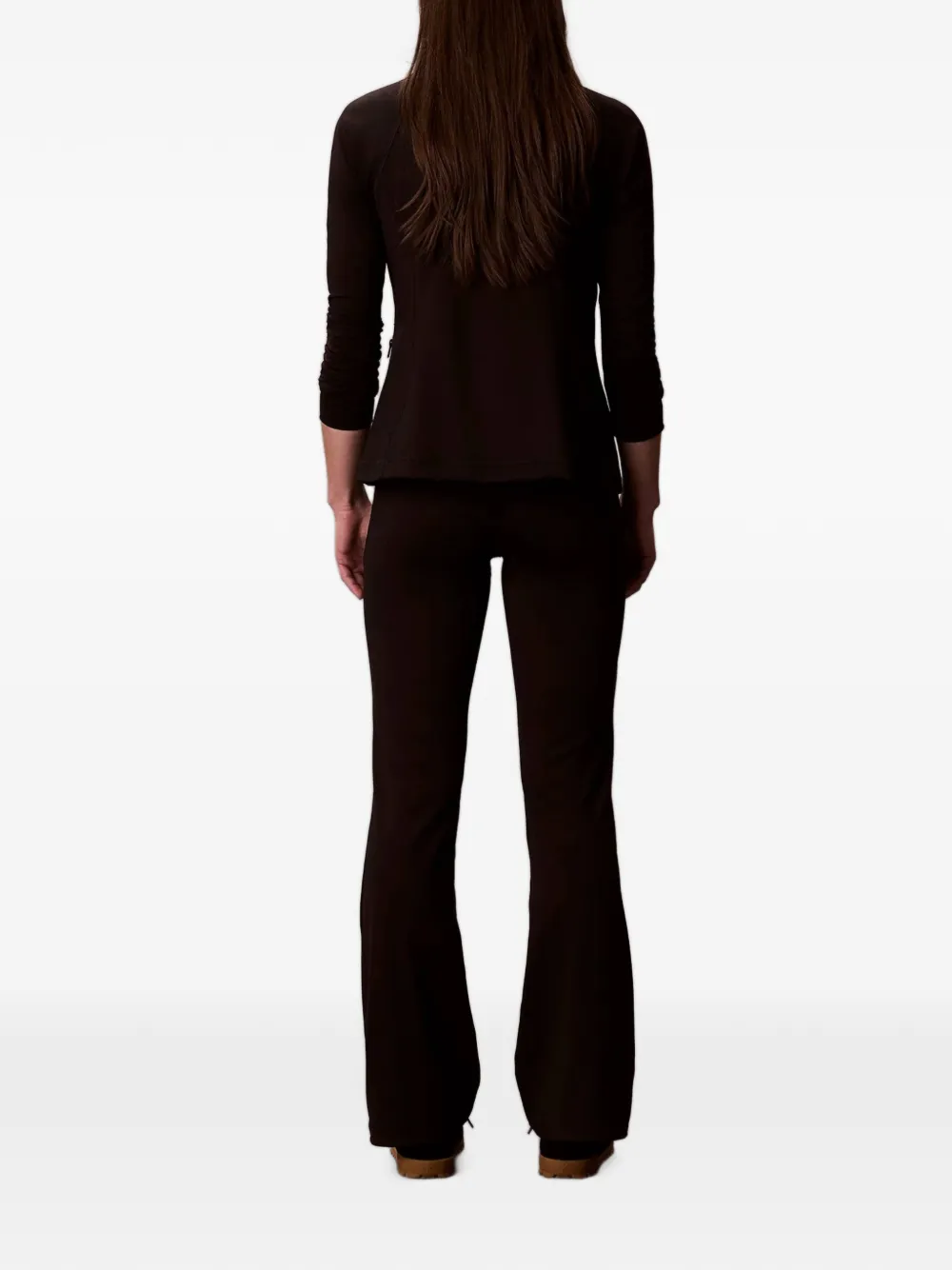 Calvin Klein Quick-Dry flared sportlegging Zwart