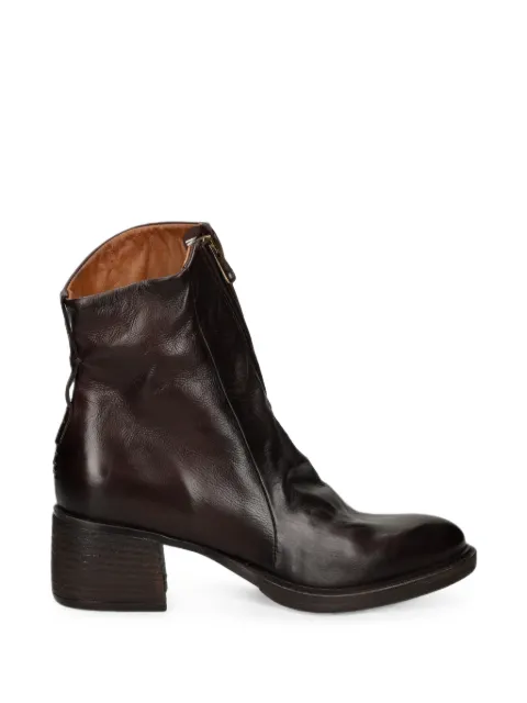 A.S.98 Lira front-zip leather boots