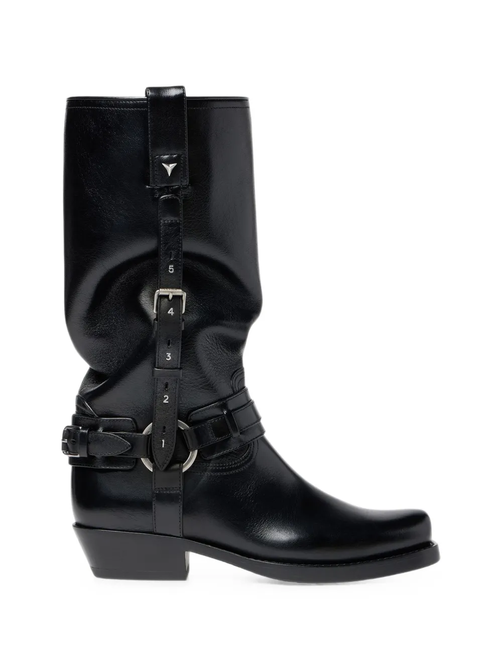 FENDI Count buckled leather boots