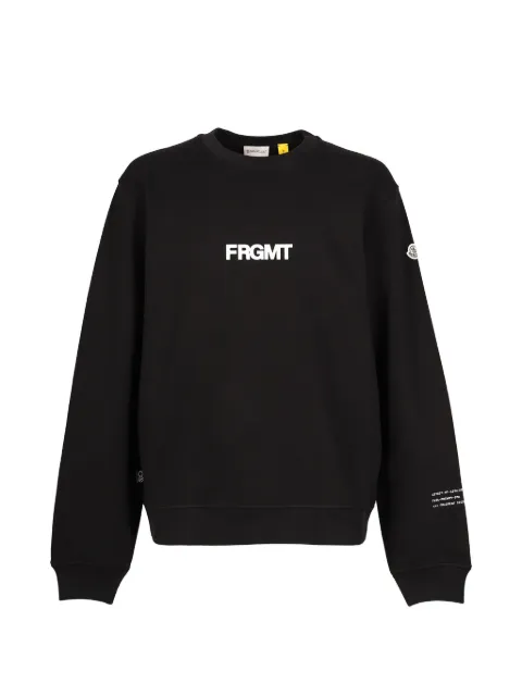Moncler x Fragment logo-print cotton sweater
