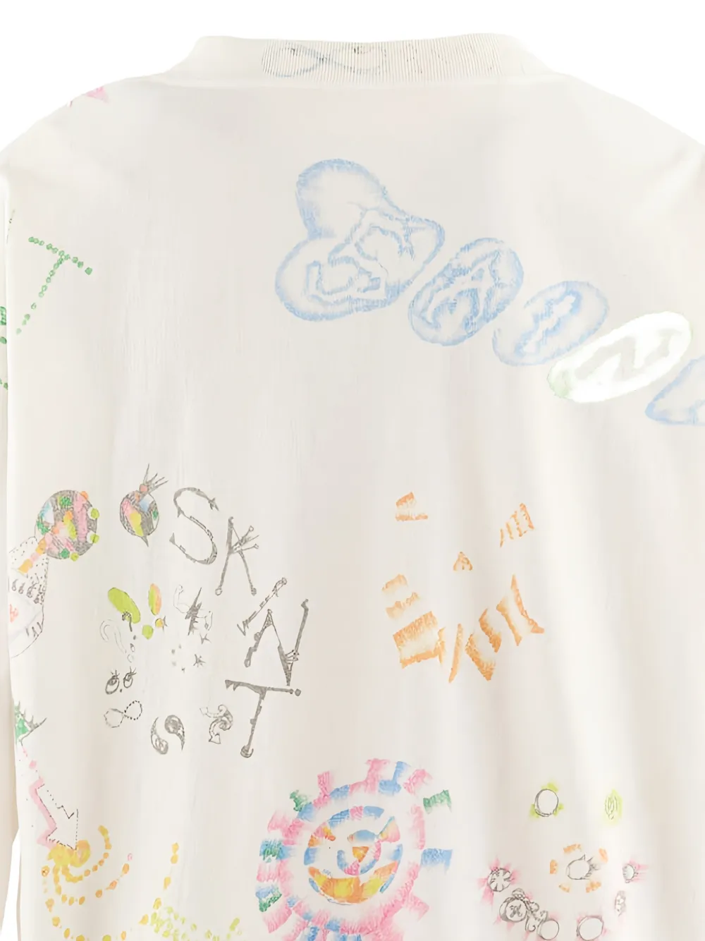 SAINT MXXXXXX x Coco Star Sims T-shirt met grafische print Beige