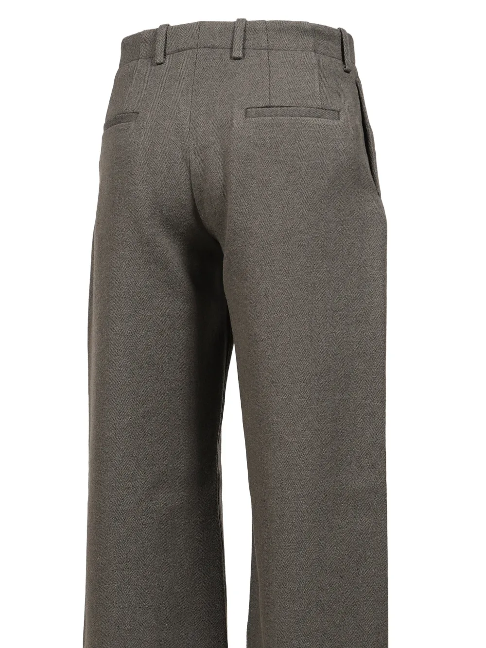 OUR LEGACY Bridge broek met visgraatpatroon Grijs