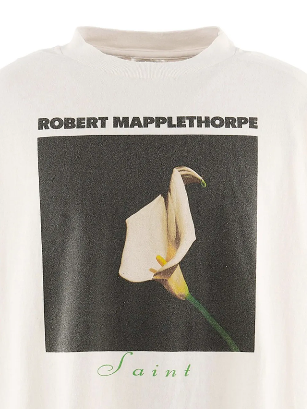 SAINT MXXXXXX x Robert Mapplethorpe T-shirt met print Beige