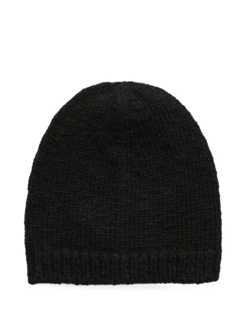 OUR LEGACY ribbed-knit wool beanie hat